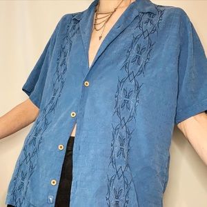 Tommy Bahama biker shop Button up